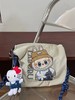 【LABUBU爆火拉布布包包合集】日系刺绣环保袋腰包、单肩斜挎包（送肩带） 商品缩略图6