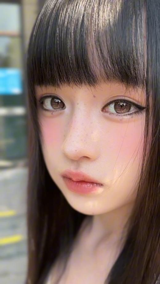 doriscon pro+ 娇羞杏仁 棕/忧郁青梅 蓝 14.5mm 年抛  含硅水凝胶 商品图2