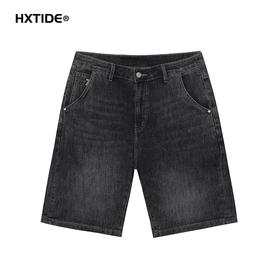 【新品上新】HX 夏季水洗牛仔五分裤合体S207522071101