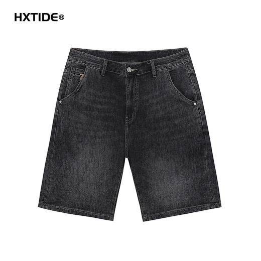 【新品上新】HX 夏季水洗牛仔五分裤合体S207522071101 商品图0