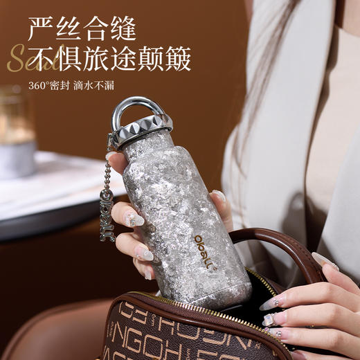 Oball 女神随心口袋钛杯 口袋保温杯2025新款女生高颜值茶水分离水杯送礼钛杯子 商品图3