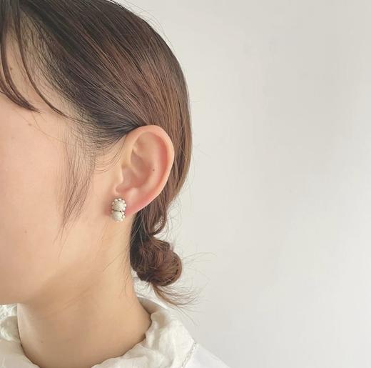 tamas 2色圆珠耳钉/耳夹 商品图4