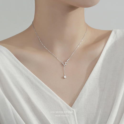【北斗七星】s925纯银星星项链【YXS-A197A】 商品图1