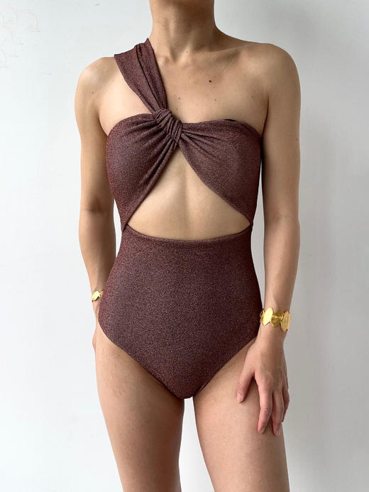 HAI｜41102 Stardust oneshoulder Onepiece  [粼粼 美人鱼绕肩连体泳衣 ] 商品图9