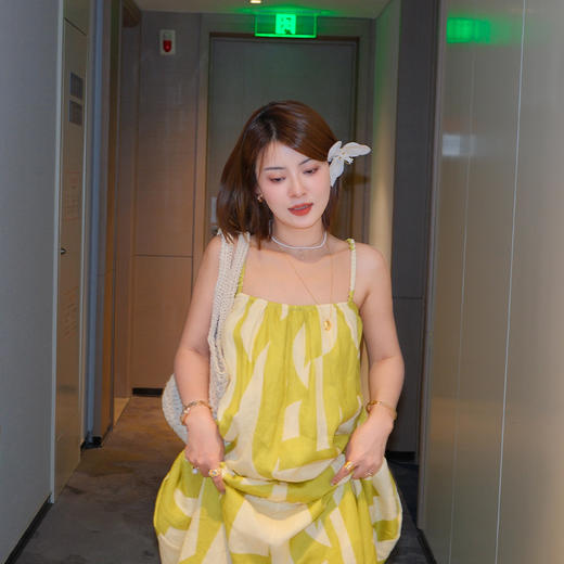 【预售7天】良木礼亚麻吊带裙（2912） 商品图0