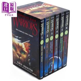 【中商原版】猫武士一部曲预言开始6册 赠音频 790~900L Warriors The Complete First Series 英文原版传奇的猫族 儿童文学章节书小说
