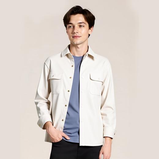 佐丹奴男装加绒长袖衬衫01044603 商品图0