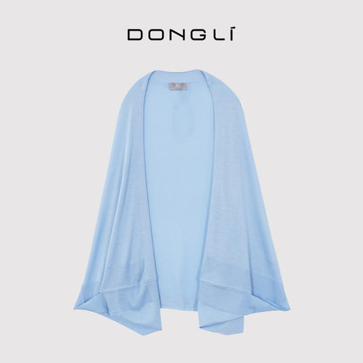 东黎 • 桑蚕丝山羊绒夏季纯色斗篷蝙蝠袖披肩 2332 商品图8
