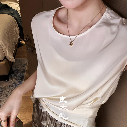 【预售7天】良木礼真丝上衣（0301） 商品图2