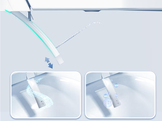 【门店款】帝王洁具T1智能马桶虹吸低水压坐便器脚感冲水TA035 商品图4
