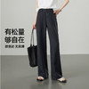 【天丝长直筒裤】逸阳夏薄宽松垂坠感窄版阔腿显瘦裤子6360 商品缩略图3