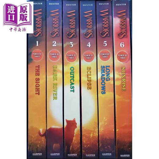 【中商原版】猫武士三部曲三力量6册 赠音频 620~770L Warriors Power of Three 英文原版 传奇的猫族成长励志 儿童文学桥梁章节书小说 商品图3