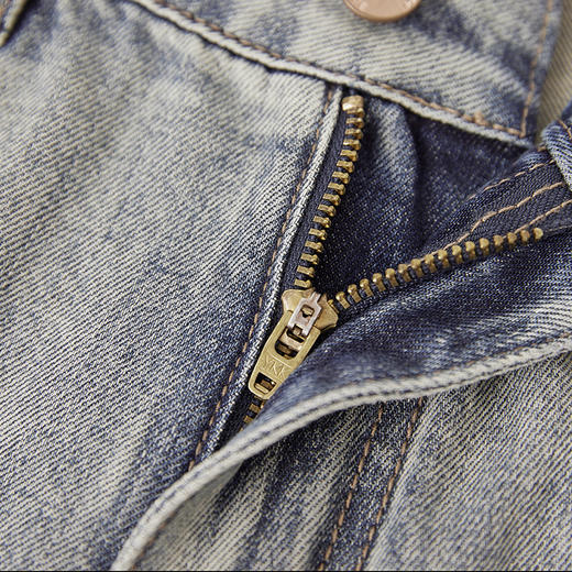 【新品上新】HX 夏季水洗牛仔五分裤微宽松手感柔软S207522059101 商品图8
