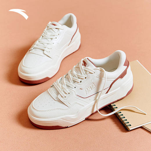 安踏C37板鞋丨软底舒适女鞋夏季新款厚底运动鞋经典休闲鞋女122538022 商品图3