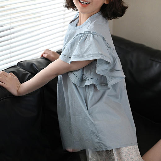 裁缝学苑TH01女童韩版童装女孩小飞袖上衣娃娃衫纸样衬衫打版裁剪 商品图1