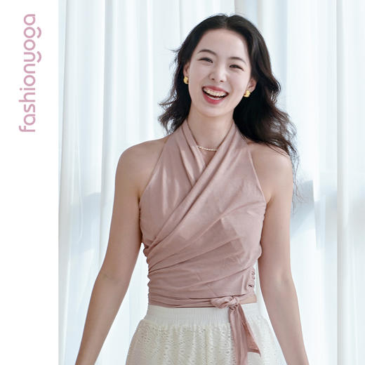 F12216凡圣瑜伽简约优雅女神外搭（不含胸垫） 商品图7