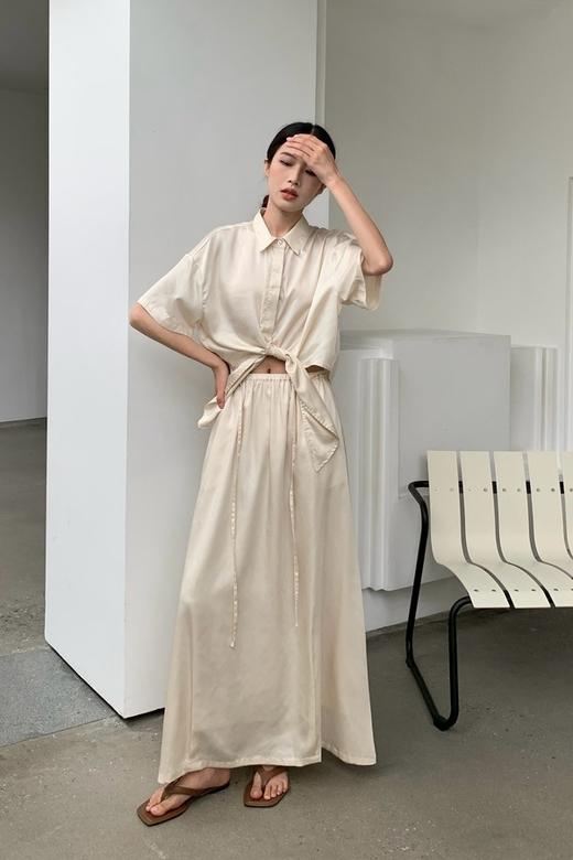 Le Malene 气质通勤衬衫半裙套装 20618 商品图2
