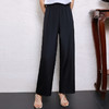 重磅22姆米弹力重绉桑蚕丝简约舒适直筒弹力长裤女家居裤夏金三塔  YSFFB904 商品缩略图2