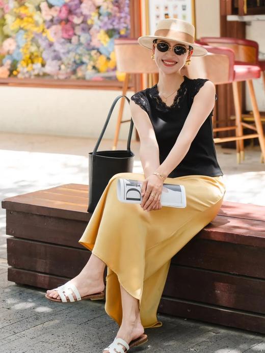 法式人鱼姬缎面鱼尾半身裙 ME2933 商品图8