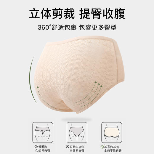 N2-【4条装】【适合80-170斤】【轻束高腰收腹 100%棉抑菌裆】夏季薄款透气女士内裤女   云光逸彩/轻束雅姿/云舒逸彩 商品图8