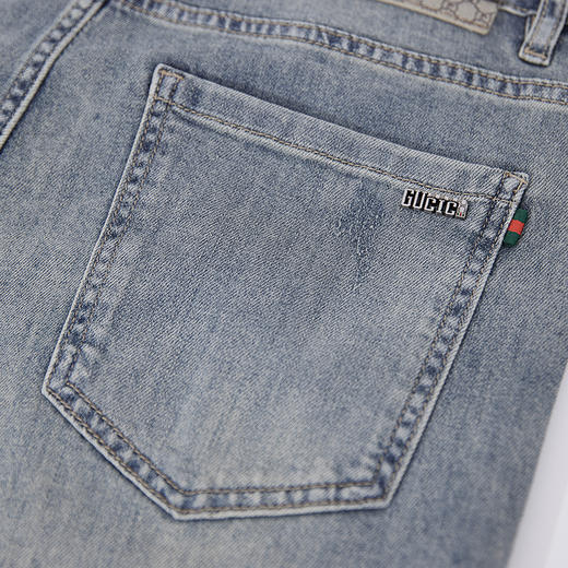 【新品上新】HX 夏季水洗牛仔九分裤修身S210520054101 商品图7