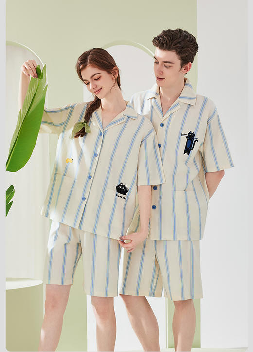 限时9折【天丝棉短袖短裤】A类 莱赛尔天丝棉 深睡凉感睡衣 凉而不冰 肌肤尽享丝滑DKW978-CC 商品图6