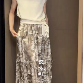 【预售7天】良木礼真丝半裙（52568）