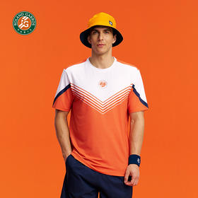 罗兰加洛斯速干短袖男T恤网球运动夏季新款撞色透气训练健身上衣