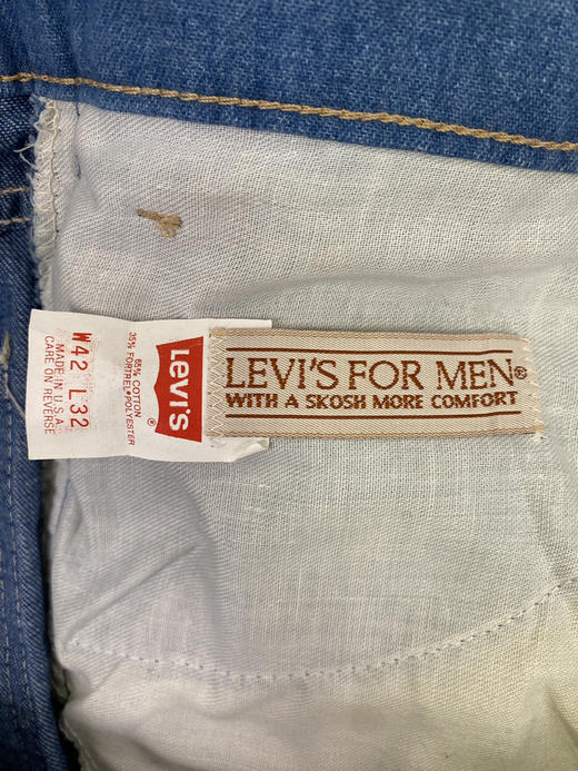 70年代 Vintage Levi’s 李维斯 橘标 美国制 长裤（42”） （102 cm）_WLP(6) 商品图3