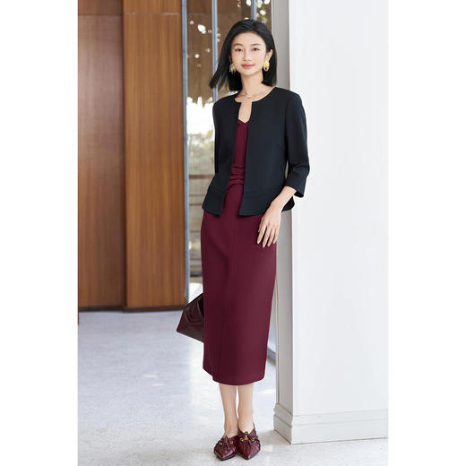 【通勤背心裙】2026春季时尚知性气质修身显瘦连衣裙5274 商品图4