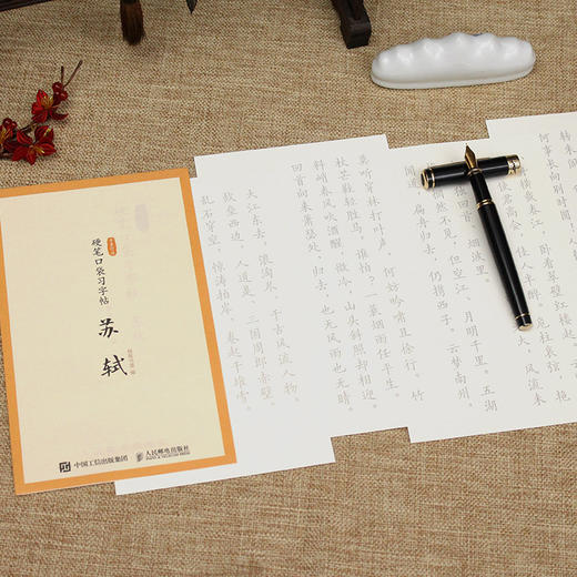 字里行间 硬笔口袋习字帖 苏轼 苏东坡苏轼诗词硬笔字帖 宋词描红临摹古诗词字帖练字儿童学生成年人均适用 商品图3