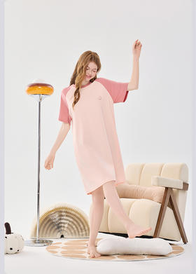 限时9折【莫代尔睡裙】A类 采用新疆棉+莫代尔 瞬间凉感 冰凉透气 保持肌肤干爽SQ991B-CC