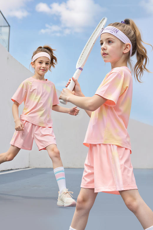 阿米日记炫彩短袖短裤套装 商品图1