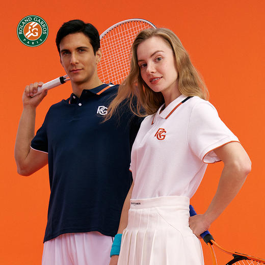 罗兰加洛斯旗舰店正品夏季短袖polo男宽松针织情侣款POLO领短袖女 商品图3