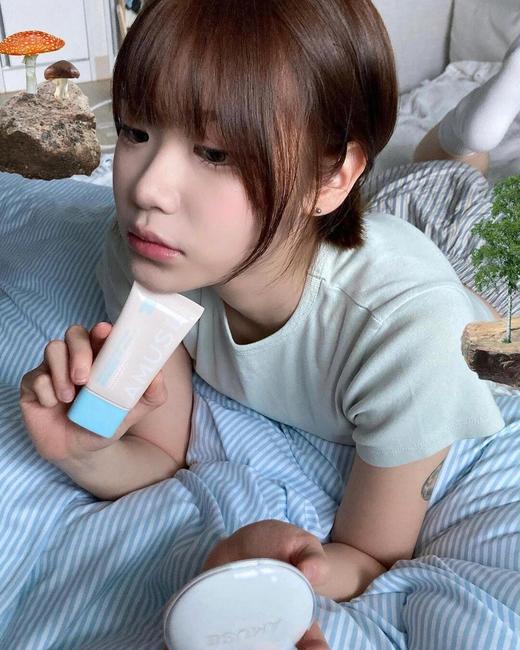 张元英同款！韩国Amuse防晒霜隔离妆前乳保湿水润提亮修正肤色40ml 商品图2