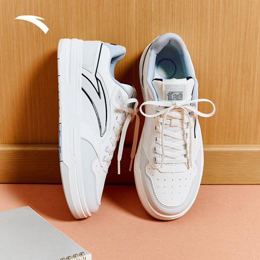 安踏街顽LITE丨板鞋女鞋夏季新款复古拼接休闲鞋舒适运动鞋122538051 商品图2