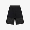 GCDS 男士混纺棉质尼龙休闲运动短裤 黑色 B1XM3102JI1 99 商品缩略图0