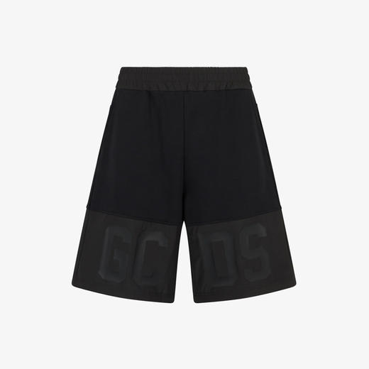 GCDS 男士混纺棉质尼龙休闲运动短裤 黑色 B1XM3102JI1 99 商品图0