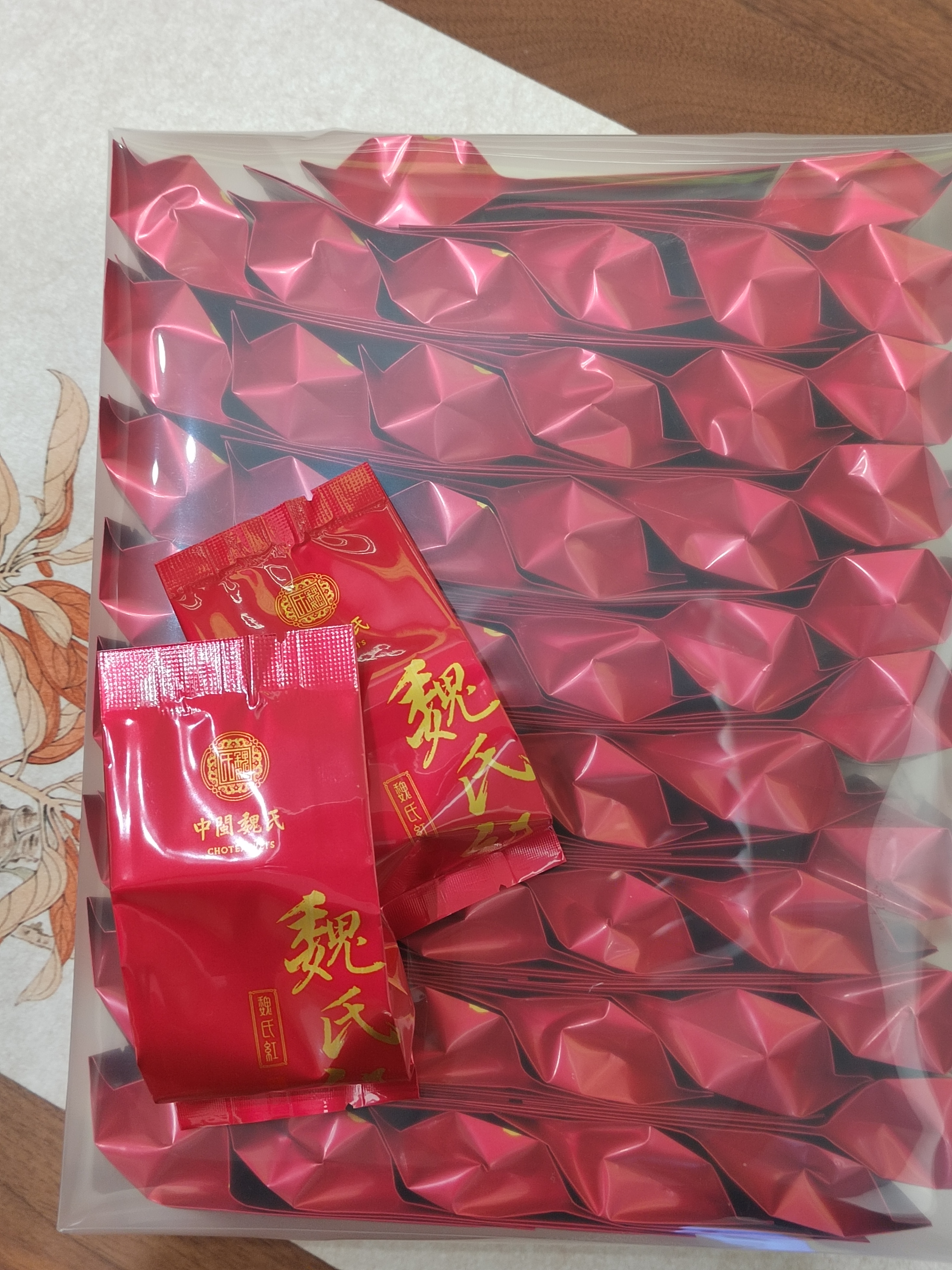 中闽魏氏 PVC魏氏红（铁观音红茶）办公茶 250克（5g*50泡）