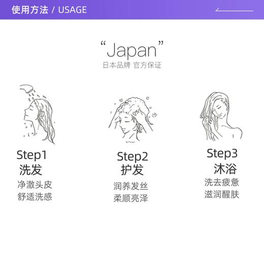 500ml莱清菲洗护系列 日本原装进口 植萃呵护 留香48小时 商品图2