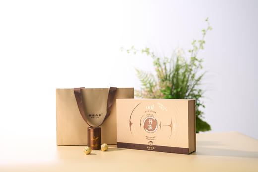 澜沧古茶2025年景迈001丹珠云南名山古树普洱茶生茶礼盒装84g（7g*12） 商品图1