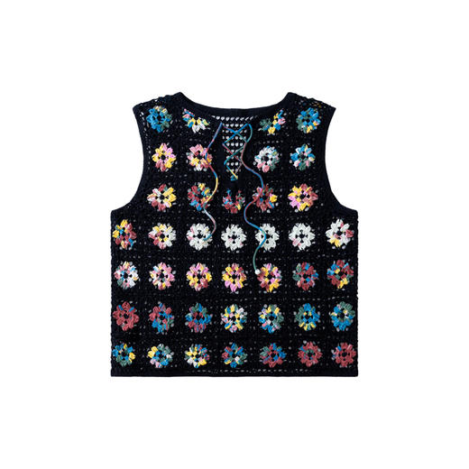 苏苏姐家采和镂空拼花背心手工diy衣服钩针蕾丝毛线团自制材料包 商品图5