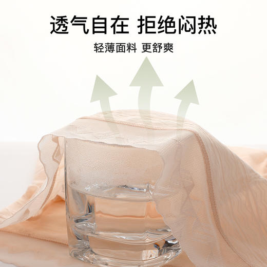 3条【高腰收腹 轻薄蕾丝】透气100%棉加长裆夏薄款女士内裤    杏雨春来【下架】 商品图6