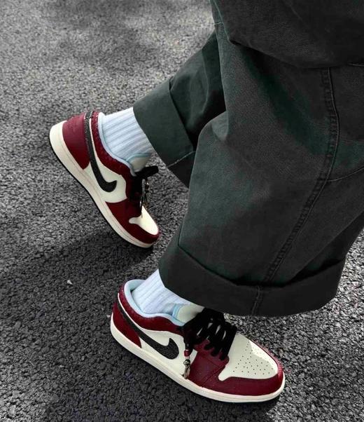 限定AJ1鞋工厂直清夏日多巴胺纯皮运动鞋 商品图4