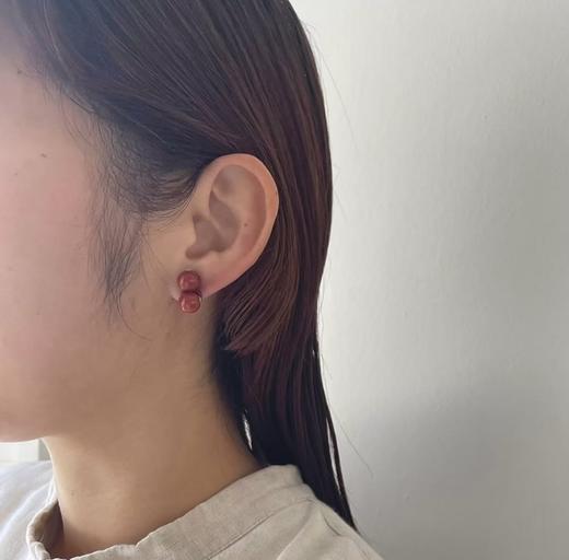 tamas 2色原珠耳钉/耳夹 商品图6