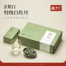 梨白 福鼎白茶特级白牡丹2025新茶高山明前茶叶散茶300g