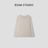 ROMI STUDIO“松弛随性”舒适全棉圆领卷边宽松长袖T恤 RWCRS64047 商品缩略图1
