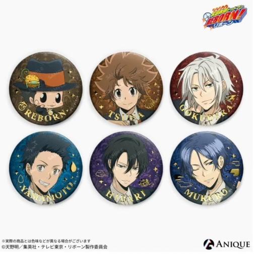 家庭教师 烫金 徽章 吧唧 6包/盒 谷子 商品图0