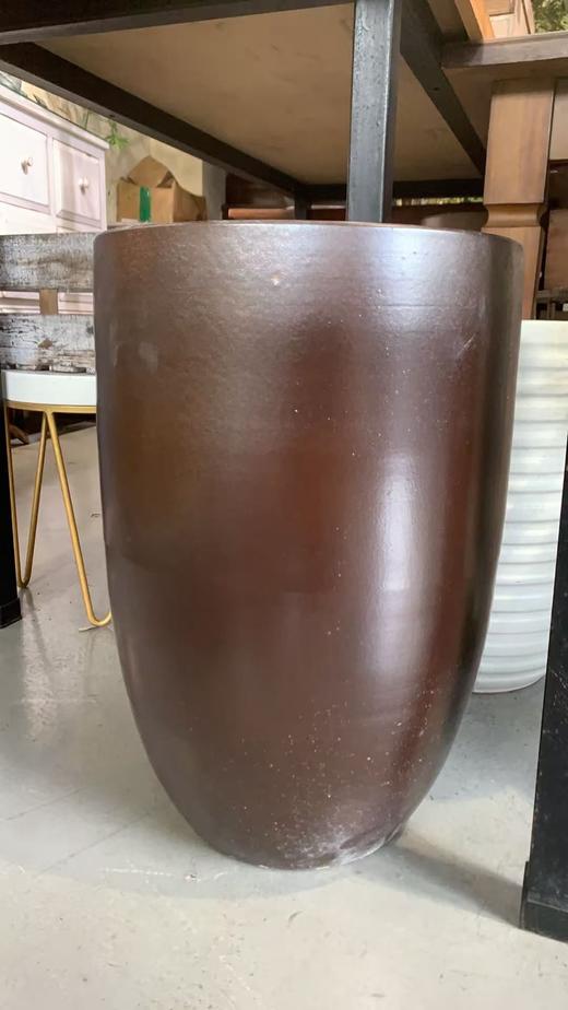 落地棕色花盆小 商品图0