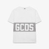 GCDS 男士字母徽标印花棉质圆领短袖T恤 白色 B1XM2314JA3 10 商品缩略图0